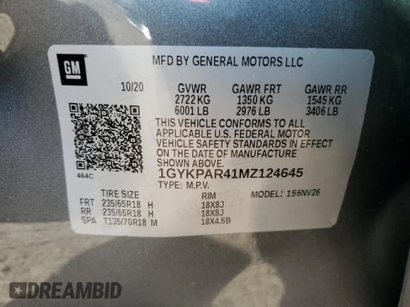 ✅ 2021 Cadillac XT6 Luxury • VIN: 1GYKPAR41MZ124645 • Lot: 44207893. Wystawiony na Copart z przebiegiem Nie podano. Bezpłatny archiwum sprzedaży aukcyjnych z USA i szczegółowy raport historii pojazdu na DreamBid. Zdjęcie 13.