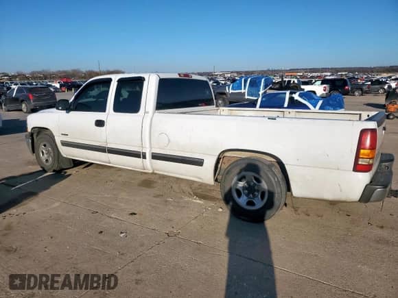 2002 Chevrolet Silverado 1500 with VIN 1GCEC19T92E302862, listed as a Copart auction lot 46956105 with Not provided miles and Salvage title. Bid and sale history available at DreamBid. Image 2.
