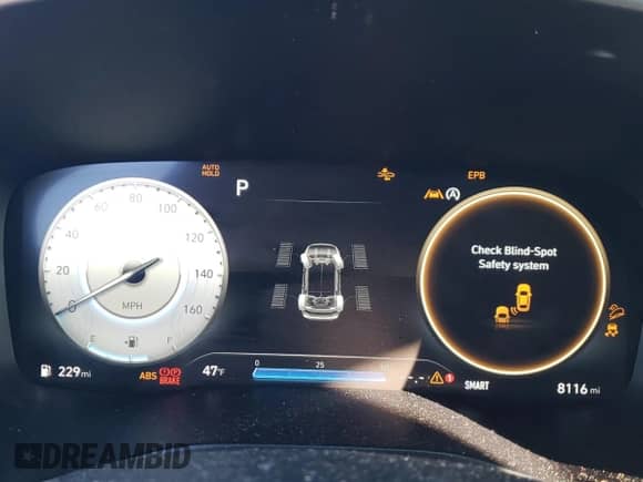 2022 Hyundai Santa Fe Limited z VIN 5NMS4DAL6NH446979, wystawiony jako Copart lot #73268562 z przebiegiem 8 116 mil mil oraz . Historia ofert i sprzedaży dostępna na DreamBid. Obrazek 9.