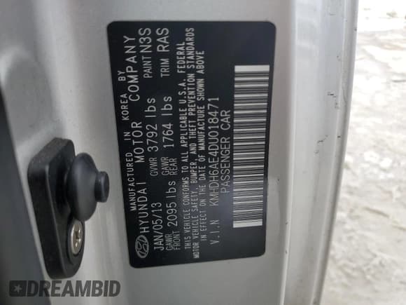 ✅ 2013 Hyundai Elantra SE • VIN: KMHDH6AE4DU018471 • Lot: 88840905. Wystawiony na Copart z przebiegiem 100 836 mil. Bezpłatny archiwum sprzedaży aukcyjnych z USA i szczegółowy raport historii pojazdu na DreamBid. Zdjęcie 14.