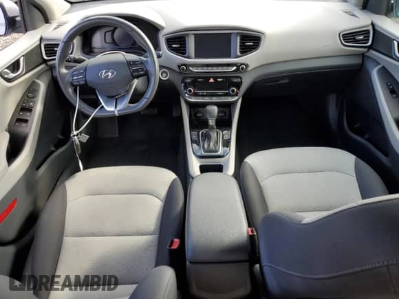 2017 Hyundai Ioniq SEL with VIN KMHC75LC4HU020635, listed as a Copart auction lot 85342225 with 85,818 mi miles and Salvage title. Bid and sale history available at DreamBid. Image 8.