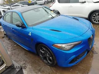 ✅ 2023 Alfa Romeo Giulia Quadrifoglio • VIN: ZARFAMEV8P7674469 • Lot: 43520952. Listed on IAAI with 20,803 mi. Free auction sales archive from the USA and detailed vehicle history report at DreamBid. Image 1.