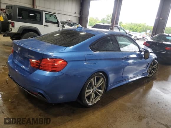 ✅ 2014 BMW 4 Series 435i xDrive • VIN: WBA3R5C59EK188095 • Lot: 58068705. Listed on Copart with 102,884 mi. Free auction sales archive from the USA and detailed vehicle history report at DreamBid. Image 3.