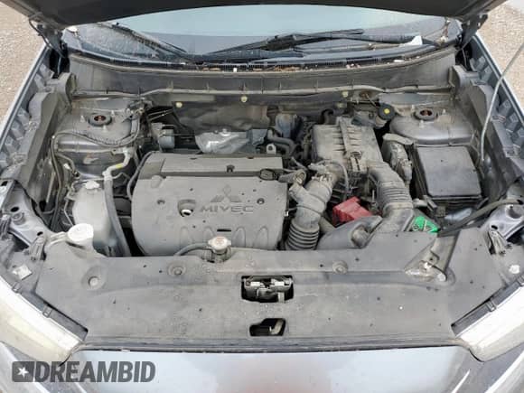 2019 Mitsubishi Outlander SE with VIN JA4AP4AU2KU022810, listed as a Copart auction lot 70257285 with 57,817 mi miles and Salvage title. Bid and sale history available at DreamBid. Image 11.