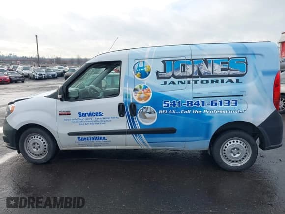 ✅ 2021 Ram ProMaster City Cargo Tradesman • VIN: ZFBHRFAB2M6T43801 • Lot: 41312105. Listed on IAAI with 44,022 mi. Free auction sales archive from the USA and detailed vehicle history report at DreamBid. Image 14.