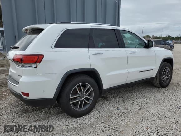 ✅ 2020 Jeep Grand Cherokee Limited • VIN: 1C4RJEBG8LC182237 • Lot: 52728245. Listed on Copart with 36,307 mi. Free auction sales archive from the USA and detailed vehicle history report at DreamBid. Image 3.
