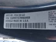 ✅ 2021 Ram 1500 Big Horn • VIN: 1C6RRFFG7MN644938 • Lot: 43562603. Listed on IAAI with Not provided. Free auction sales archive from the USA and detailed vehicle history report at DreamBid. Image 9.