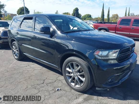 2017 Dodge Durango GT with VIN 1C4RDHDG1HC703120, listed as a IAAI auction lot 43353753 with 190,332 mi miles and . Bid and sale history available at DreamBid. Image 1.