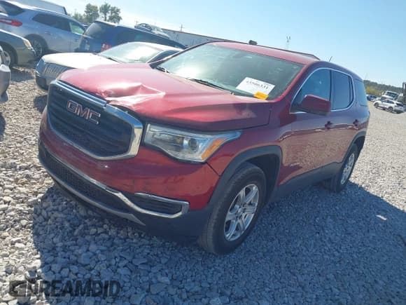 ✅ 2019 GMC Acadia SLE • VIN: 1GKKNKLA2KZ287550 • Lot: 43506331. Listed on IAAI with 104,206 mi. Free auction sales archive from the USA and detailed vehicle history report at DreamBid. Image 2.