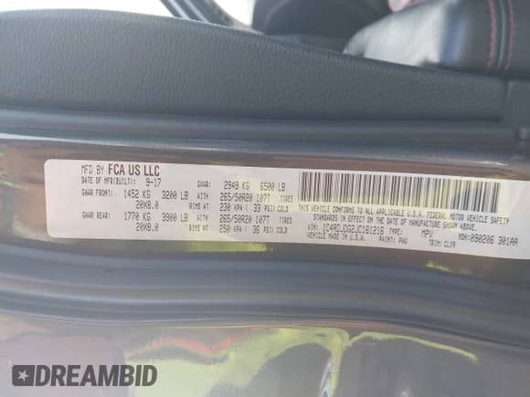 2018 Dodge Durango GT с VIN 1C4RDJDG2JC161216, выставлен на аукционе IAAI как лот 43381554 с пробегом 147 322 миль миль и . История ставок и продаж доступна на DreamBid. Изображение 9.