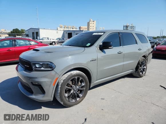 ✅ 2021 Dodge Durango R/T • VIN: 1C4SDHCT5MC803764 • Lot: 71360235. Listed on Copart with 58,203 mi. Free auction sales archive from the USA and detailed vehicle history report at DreamBid. Image 1.