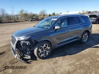 ✅ 2021 Hyundai Palisade Calligraphy • VIN: KM8R7DHE7MU312515 • Лот: 79095094. Опубликован ранее на Copart с пробегом 57 356 миль. Бесплатный доступ к архиву аукционных продаж из США и подробный отчёт об истории автомобиля на DreamBid. Изображение 1.