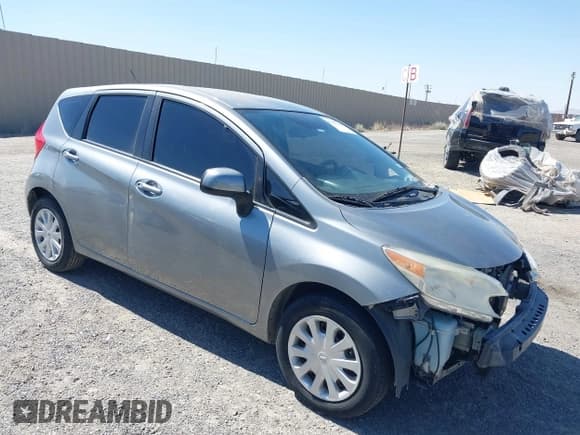 ✅ 2014 Nissan Note SV • VIN: 3N1CE2CPXEL377662 • Lot: 42497949. Listed on IAAI with 93,831 mi. Free auction sales archive from the USA and detailed vehicle history report at DreamBid. Image 1.