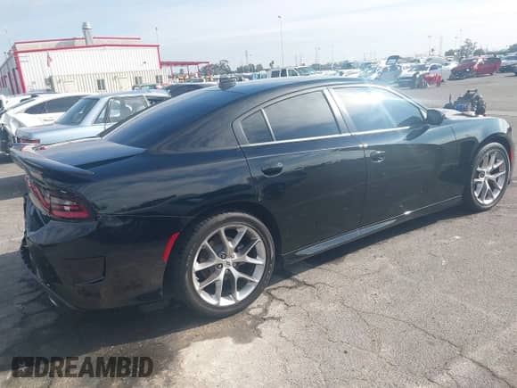 2023 Dodge Charger GT with VIN 2C3CDXHG3PH643268, listed as a IAAI auction lot 43268964 with 23,929 mi miles and . Bid and sale history available at DreamBid. Image 4.