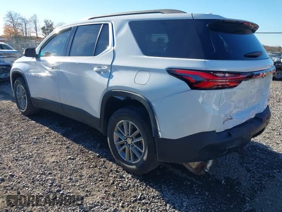 ✅ 2022 Chevrolet Traverse LT Cloth • VIN: 1GNERGKW6NJ188408 • Lot: 43521438. Listed on IAAI with 44,355 mi. Free auction sales archive from the USA and detailed vehicle history report at DreamBid. Image 3.