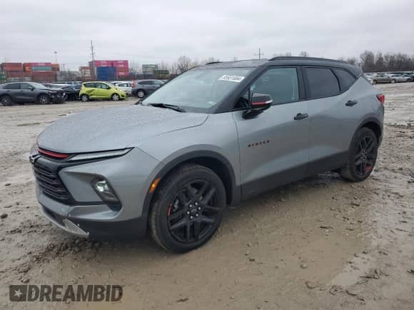 2024 Chevrolet Blazer LT z VIN 3GNKBJR46RS176627, wystawiony jako Copart lot #85931884 z przebiegiem 12 363 mil mil oraz Szkoda całkowita • Salvage title. Historia ofert i sprzedaży dostępna na DreamBid. Obrazek 1.