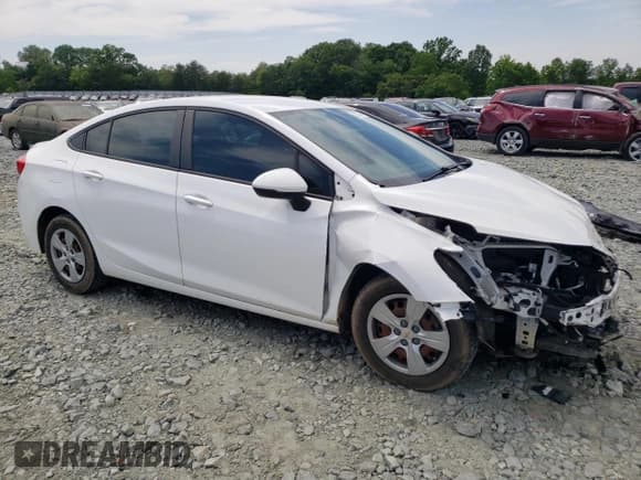 ✅ 2018 Chevrolet Cruze LS • VIN: 1G1BC5SM6J7168966 • Lot: 51833773. Listed on Copart with 72,369 mi. Free auction sales archive from the USA and detailed vehicle history report at DreamBid. Image 4.