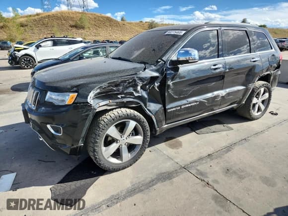 ✅ 2015 Jeep Grand Cherokee Overland • VIN: 1C4RJFCM9FC762451 • Lot: 80275465. Listed on Copart with 138,061 mi. Free auction sales archive from the USA and detailed vehicle history report at DreamBid. Image 1.