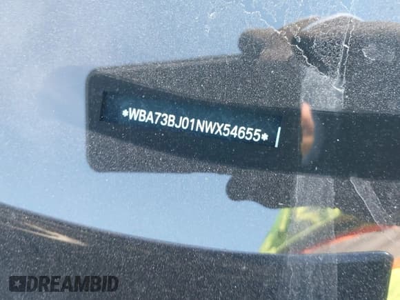 ✅ 2022 BMW 5 Series 540i xDrive • VIN: WBA73BJ01NWX54655 • Lot: 42723075. Listed on IAAI with 51,687 mi. Free auction sales archive from the USA and detailed vehicle history report at DreamBid. Image 17.