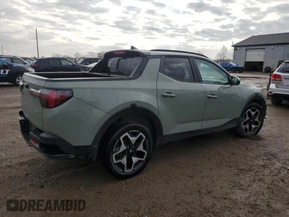 2023 Hyundai Santa Cruz Limited with VIN 5NTJEDAF9PH068098, listed as a Copart auction lot 77968194 with 10,375 mi miles and Salvage title. Bid and sale history available at DreamBid. Image 3.