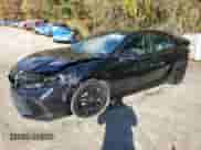 2025 Toyota Camry LE with VIN 4T1DAACK8SU607689, listed as a Copart auction lot 87370685 with 10,821 mi miles and Clean title. Bid and sale history available at DreamBid. Image 1.