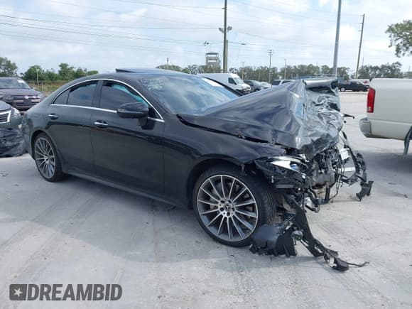 ✅ 2019 Mercedes-Benz CLS 450 • VIN: WDD2J5KB2KA035689 • Lot: 41263237. Wystawiony na IAAI z przebiegiem 57 609 mil. Bezpłatny archiwum sprzedaży aukcyjnych z USA i szczegółowy raport historii pojazdu na DreamBid. Zdjęcie 1.