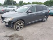 ✅ 2015 Nissan Pathfinder Platinum • VIN: 5N1AR2MMXFC714708 • Lot: 42755553. Listed on IAAI with 182,876 mi. Free auction sales archive from the USA and detailed vehicle history report at DreamBid. Image 2.