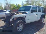 ✅ 2022 Jeep Wrangler Unlimited Sport S • VIN: 1C4HJXDG5NW254016 • Lot: 42214730. Listed on IAAI with 42,003 mi. Free auction sales archive from the USA and detailed vehicle history report at DreamBid. Image 2.