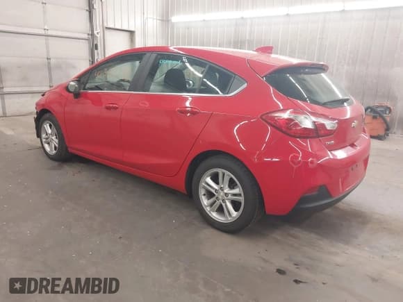 ✅ 2017 Chevrolet Cruze LT • VIN: 3G1BE6SM5HS594255 • Lot: 42385285. Listed on IAAI with 107,505 mi. Free auction sales archive from the USA and detailed vehicle history report at DreamBid. Image 3.