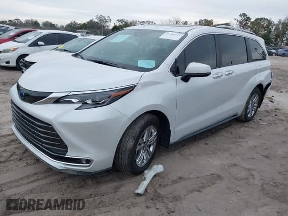 ✅ 2024 Toyota Sienna Platinum • VIN: 5TDESKFC8RS125304 • Лот: 41321647. Опубликован ранее на IAAI с пробегом Не указан. Бесплатный доступ к архиву аукционных продаж из США и подробный отчёт об истории автомобиля на DreamBid. Изображение 2.