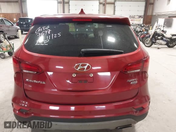 ✅ 2017 Hyundai Santa Fe 2.4L • VIN: 5XYZTDLB1HG413540 • Lot: 43900004. Listed on IAAI with 96,326 mi. Free auction sales archive from the USA and detailed vehicle history report at DreamBid. Image 16.