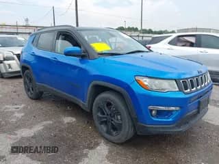2021 Jeep Compass Latitude with VIN 3C4NJDBB2MT595256, listed as a IAAI auction lot 43058271 with 102,541 mi miles and . Bid and sale history available at DreamBid. Image 1.