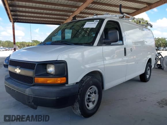 ✅ 2012 Chevrolet Express Cargo • VIN: 1GCWGFCBXC1118349 • Lot: 43410936. Listed on IAAI with 105,965 mi. Free auction sales archive from the USA and detailed vehicle history report at DreamBid. Image 2.
