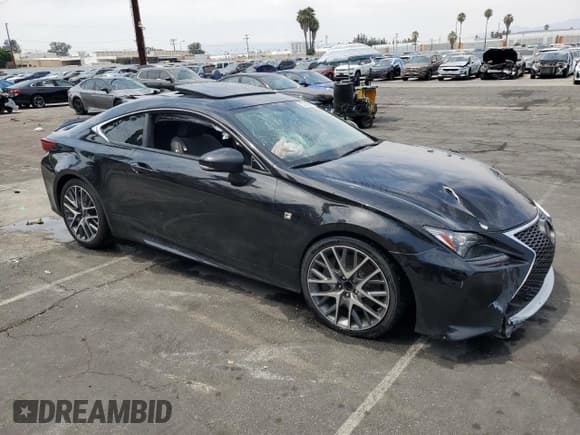✅ 2017 Lexus RC 200t • VIN: JTHHA5BC5H5005101 • Lot: 64565715. Listed on Copart with 65,798 mi. Free auction sales archive from the USA and detailed vehicle history report at DreamBid. Image 4.