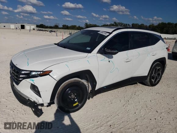 ✅ 2023 Hyundai Tucson SEL • VIN: 5NMJF3AE5PH225992 • Lot: 69903184. Wystawiony na Copart z przebiegiem 13 970 mil. Bezpłatny archiwum sprzedaży aukcyjnych z USA i szczegółowy raport historii pojazdu na DreamBid. Zdjęcie 1.