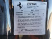 ✅ 2018 Ferrari 488 • VIN: ZFF80AMAXJ0237612 • Лот: 68225655. Опубликован ранее на Copart с пробегом 12 845 миль. Бесплатный доступ к архиву аукционных продаж из США и подробный отчёт об истории автомобиля на DreamBid. Изображение 12.