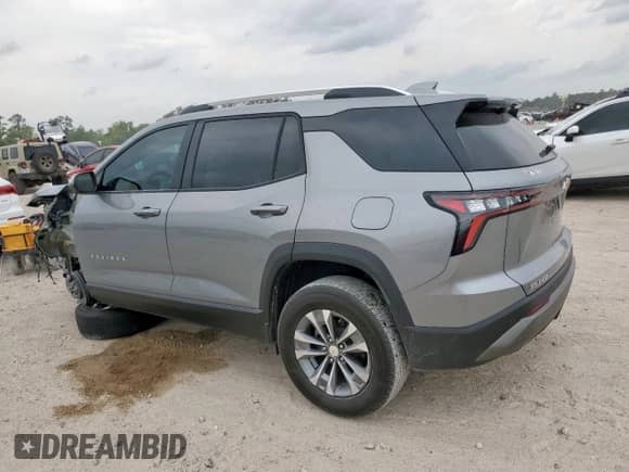 2025 Chevrolet Equinox FWD LT с VIN 3GNAXHEG8SL144221, выставлен на аукционе Copart как лот 57244665 с пробегом 814 миль миль и Списание • Salvage title. История ставок и продаж доступна на DreamBid. Изображение 2.