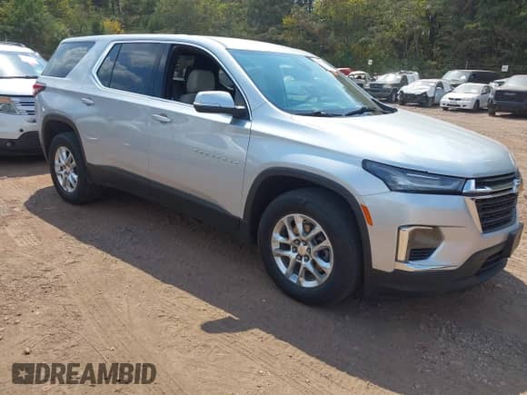 2022 Chevrolet Traverse LS с VIN 1GNERLKWXNJ171829, выставлен на аукционе IAAI как лот 43197313 с пробегом 93 921 миль миль и . История ставок и продаж доступна на DreamBid. Изображение 1.