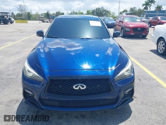 ✅ 2019 Infiniti Q50 Red Sport 400 • VIN: JN1FV7AP7KM760070 • Lot: 42199415. Listed on IAAI with 79,528 mi. Free auction sales archive from the USA and detailed vehicle history report at DreamBid. Image 12.