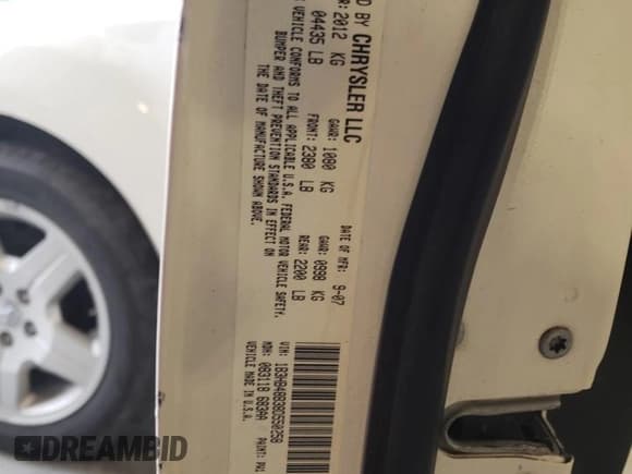 ✅ 2008 Dodge Caliber SXT • VIN: 1B3HB48B38D550258 • Лот: 89057545. Опубликован ранее на Copart с пробегом 314 469 миль. Бесплатный доступ к архиву аукционных продаж из США и подробный отчёт об истории автомобиля на DreamBid. Изображение 13.