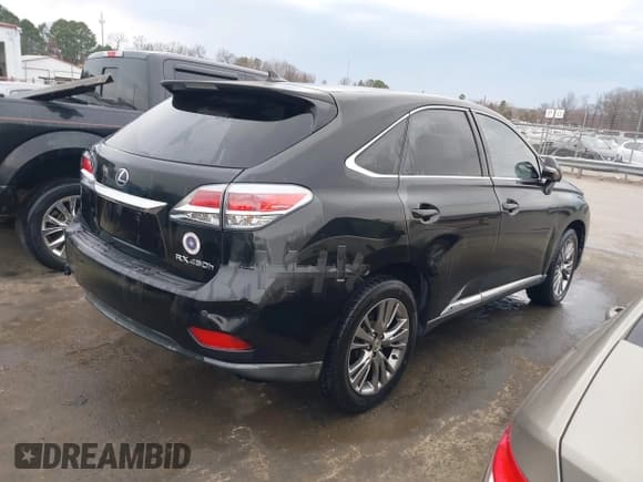 ✅ 2013 Lexus RX 450h • VIN: JTJZB1BA3D2007447 • Lot: 41690121. Listed on IAAI with 157,738 mi. Free auction sales archive from the USA and detailed vehicle history report at DreamBid. Image 4.