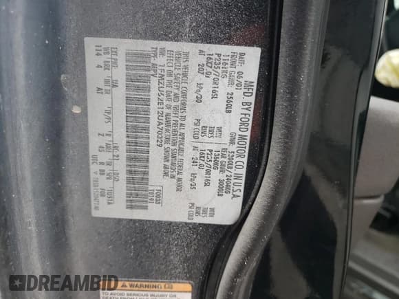 ✅ 2002 Ford Explorer XLS • VIN: 1FMZU62E12UA70329 • Лот: 45551445. Опубликован ранее на Copart с пробегом 284 549 миль. Бесплатный доступ к архиву аукционных продаж из США и подробный отчёт об истории автомобиля на DreamBid. Изображение 13.