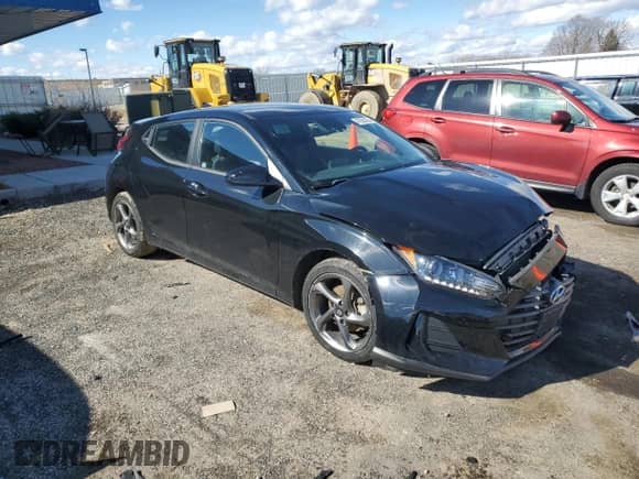 2019 Hyundai Veloster Premium z VIN KMHTG6AF9KU011844, wystawiony jako Copart lot #47063295 z przebiegiem 65 045 mil mil oraz Szkoda całkowita • Salvage title. Historia ofert i sprzedaży dostępna na DreamBid. Obrazek 4.