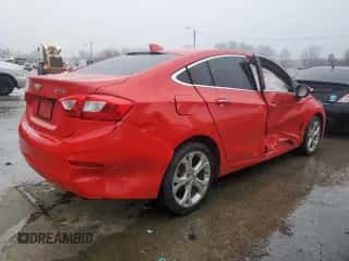 2017 Chevrolet Cruze Premier с VIN 1G1BF5SM2H7105350, выставлен на аукционе Copart как лот 42936985 с пробегом 77 009 миль миль и На запчасти • Non repairable. История ставок и продаж доступна на DreamBid. Изображение 3.