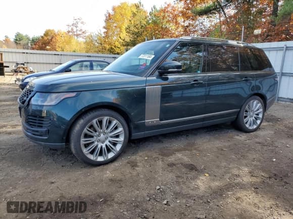✅ 2018 Land Rover Range Rover • VIN: SALGS5RE4JA502406 • Lot: 77311104. Listed on Copart with 96,705 mi. Free auction sales archive from the USA and detailed vehicle history report at DreamBid. Image 1.