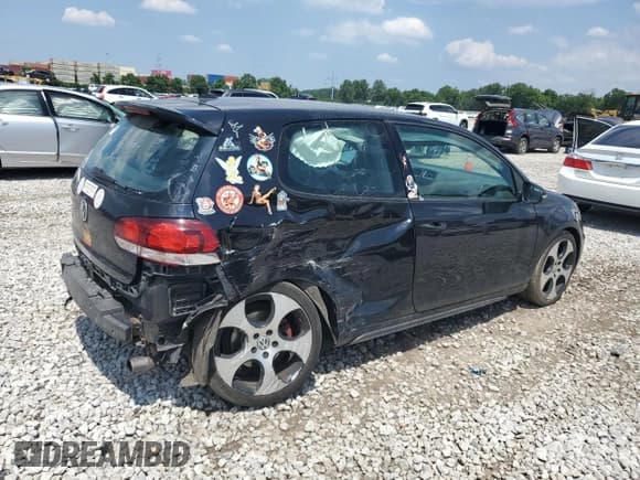 ✅ 2010 Volkswagen Golf GTI • VIN: WVWEV7AJ9AW097057 • Lot: 63915655. Listed on Copart with 293,266 mi. Free auction sales archive from the USA and detailed vehicle history report at DreamBid. Image 3.