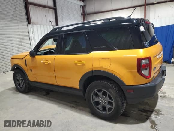 ✅ 2022 Ford Bronco Sport Badlands • VIN: 3FMCR9D94NRD44532 • Lot: 65128865. Listed on Copart with 59,680 mi. Free auction sales archive from the USA and detailed vehicle history report at DreamBid. Image 2.