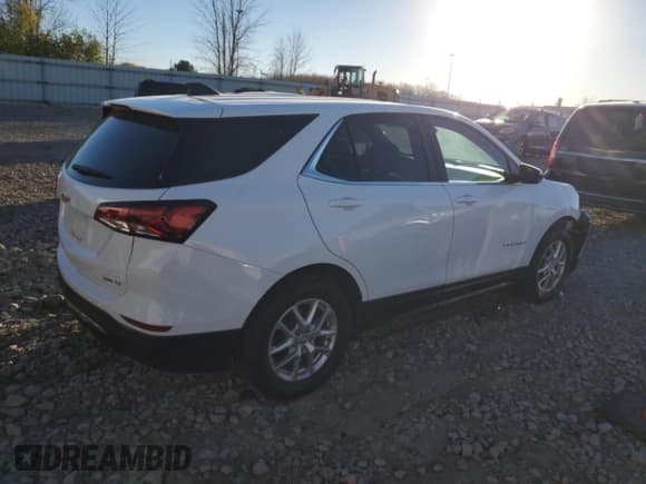 ✅ 2024 Chevrolet Equinox LT • VIN: 3GNAXUEG5RS101996 • Lot: 91062645. Listed on Copart with 22,505 mi. Free auction sales archive from the USA and detailed vehicle history report at DreamBid. Image 3.