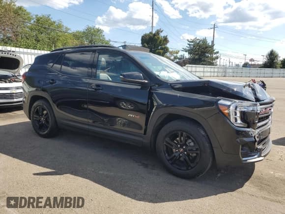 ✅ 2023 GMC Terrain AT4 • VIN: 3GKALYEG1PL114784 • Lot: 71155055. Listed on Copart with 37,174 mi. Free auction sales archive from the USA and detailed vehicle history report at DreamBid. Image 4.