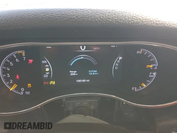 ✅ 2017 Jeep Grand Cherokee Limited • VIN: 1C4RJEBG7HC798342 • Lot: 92664845. Listed on Copart with 106,160 mi. Free auction sales archive from the USA and detailed vehicle history report at DreamBid. Image 9.